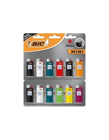 ISQUEIRO BIC MINI CART C/12UN