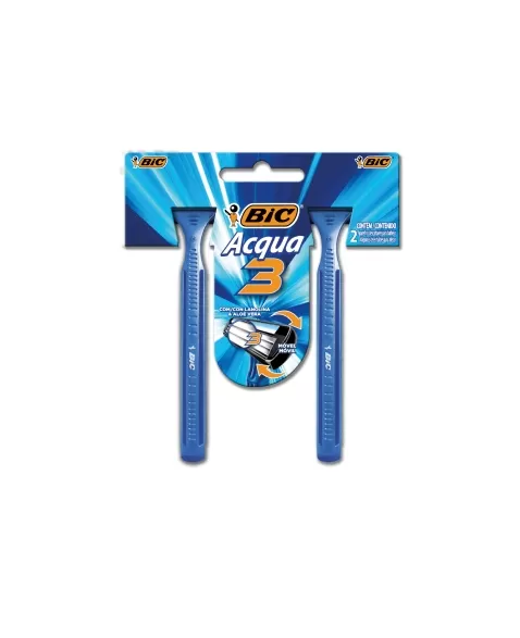 AP DE BARBEAR BIC ACQUA 3 AZ C/2UN