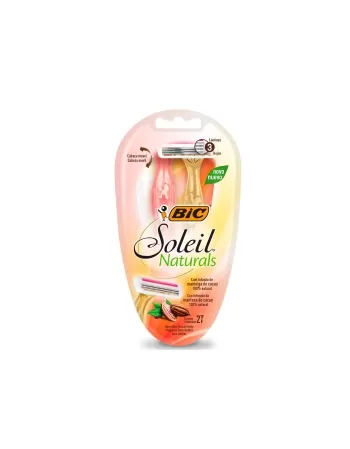 AP DE BARBEAR BIC SOLEIL NATURALS C/2UN