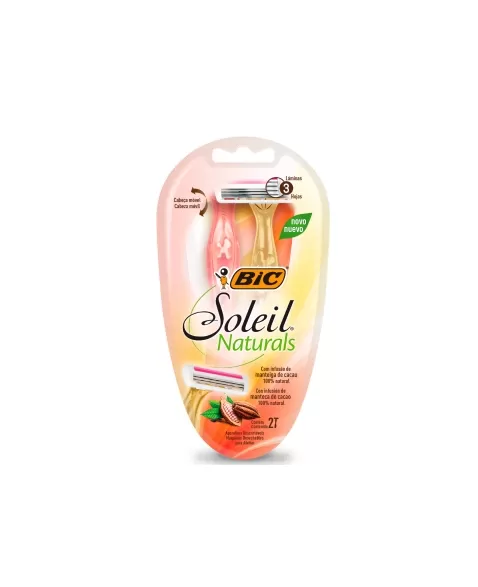 AP DE BARBEAR BIC SOLEIL NATURALS C/2UN