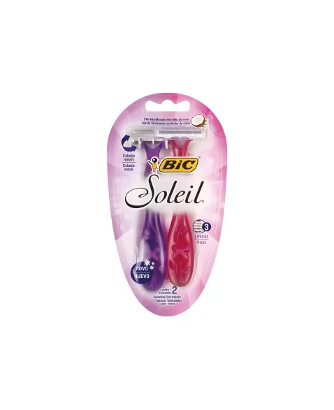 AP DEPILAÇÃO BIC SOLEIL RS/RX C/2UN