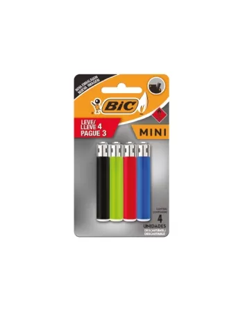 (P)ISQUEIRO MINI BIC L4P3 BL