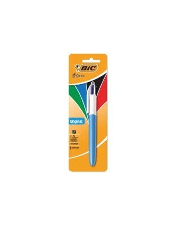 CANETA BIC 4 CORES(1.0) VM/AZ/VD/PT BL