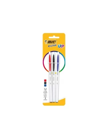 CANETA BIC CRYSTAL UP SORT C/3 BL