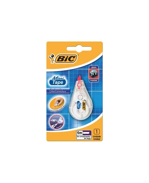 FITA CORRETIVA MINI TAPE BIC 6M BL