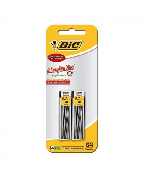 GRAFITE BIC 0.7 HB N2 C/2UN BL