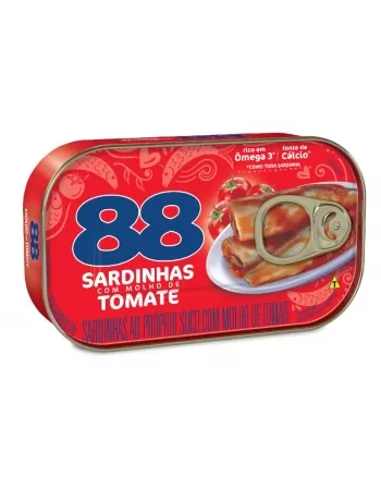 88 SARDINHAS AO MOLHO DE TOMATE 125G