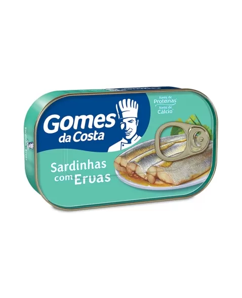 SARDINHAS COM ERVAS GDC 125G