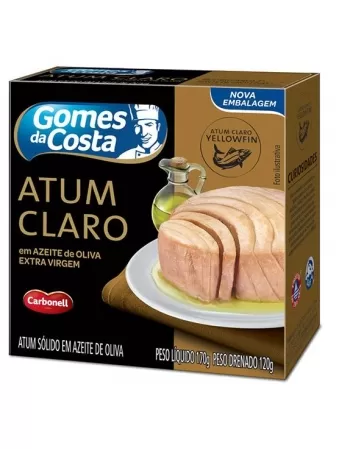 ATUM CLARO SOLIDO EM AZEITE GDC 170G