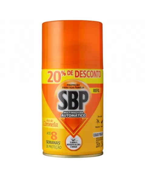 SBP AUTOMATICO CITRONELA PROMO 20% REFIL 250 ML