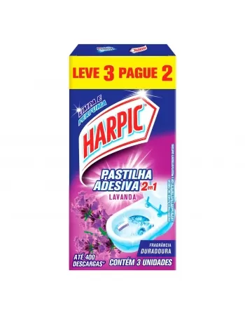 (P)HARPIC PASTILHA 2EM1 LAVANDA LV3PG2