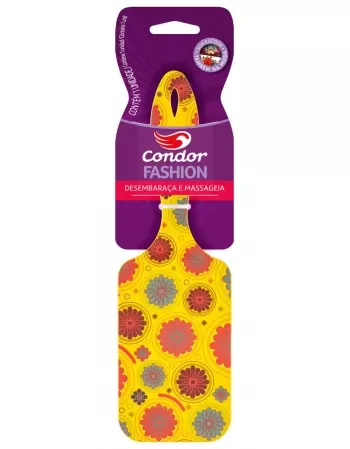 ESCOVA PARA CABELOS FASHION RAQUETE CONDOR