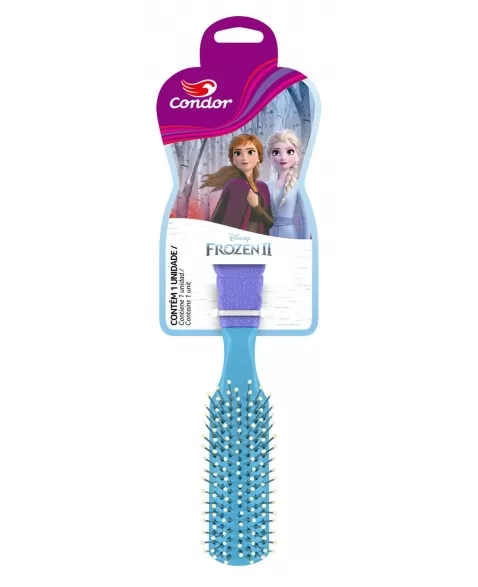 ESCOVA PARA CABELOS RETANGULAR FROZEN CONDOR