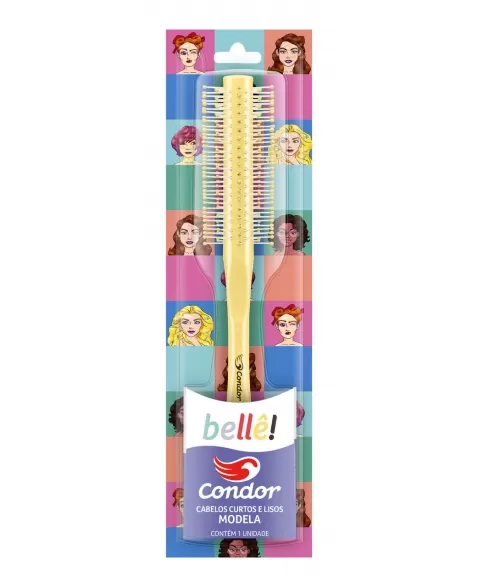 ESCOVA PARA CABELO BELLE REDONDA CONDOR