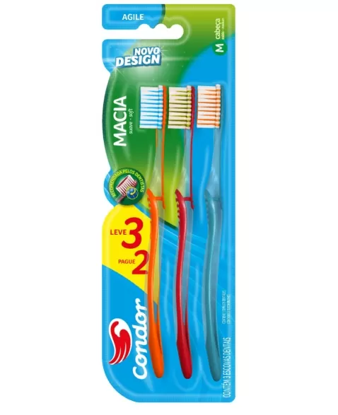 (P)ESCOVA DENTAL CONDOR AGILE MACIA L3P2