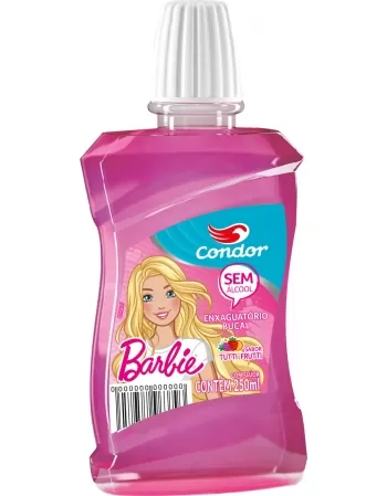 ENXAGUANTE BUCAL CONDOR BARBIE TUTTI FRUTTI 250ML