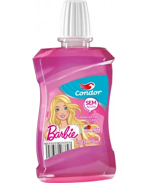 ENXAGUANTE BUCAL CONDOR BARBIE TUTTI FRUTTI 250ML