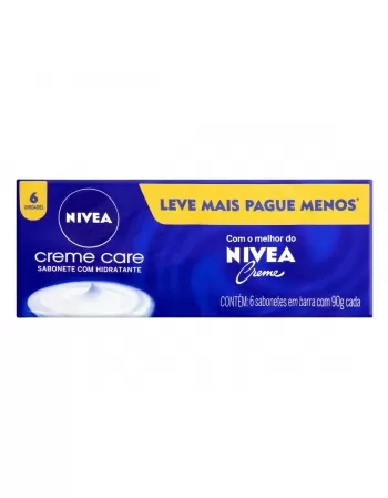 (P)SABONETE CREME CARE 90G C/6 LEVE + PAGUE -