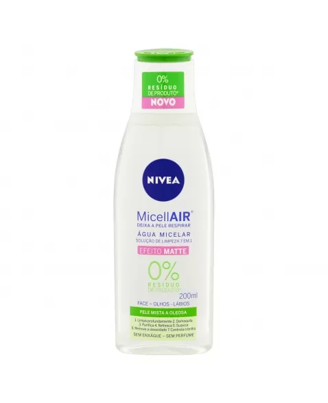 NIVEA AGUA MICELAR 7EM1 EFEITO MATTE 200ML