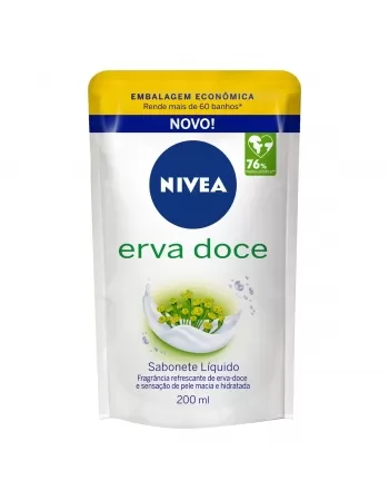 SABONETE LIQUIDO ERVA DOCE REFIL 200ML