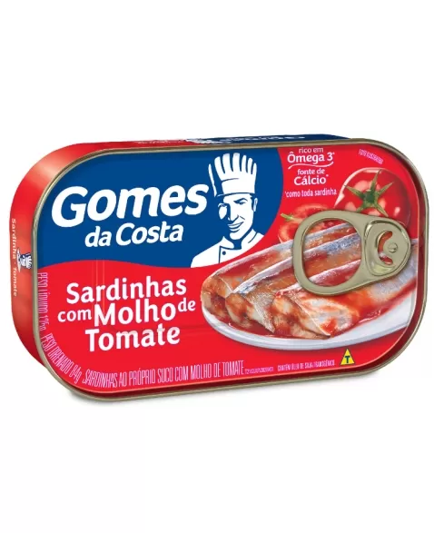 SARDINHAS COM MOLHO DE TOMATE GDC 125G