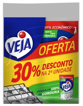 (P)2 VEJA COZINHA DESENG LIMAO SACHE 400ML 30%DESC 2ºUN