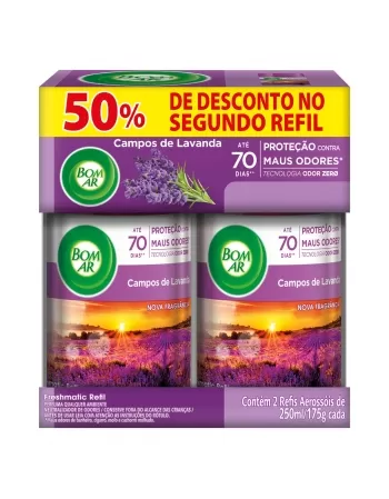 (P)2BOM AR FRESH LAVANDA 250ML 50% DESC 2º REF