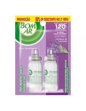 (P)BOM AR CLICK SPRAY LAV 12ML 50% DESC 2º REF