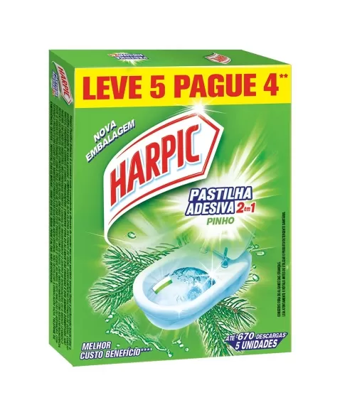 (P)HARPIC PASTILHA 2EM1 PINHO LV5PG4