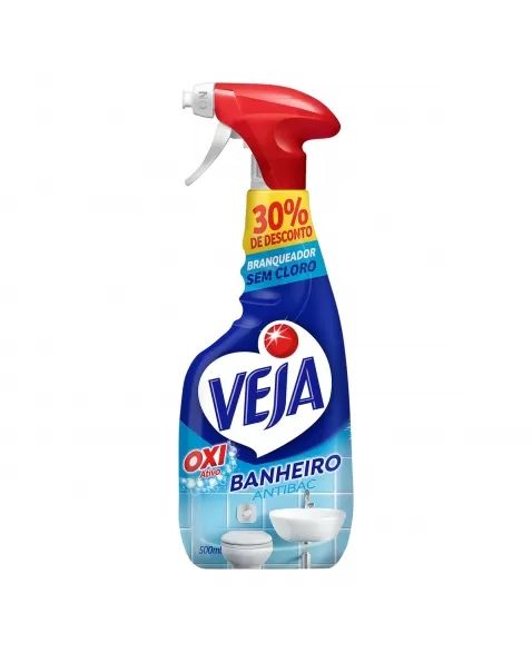 (P) VEJA BANHEIRO OXI ANTIBAC ATIVO GATILHO 500ML 30%OFF