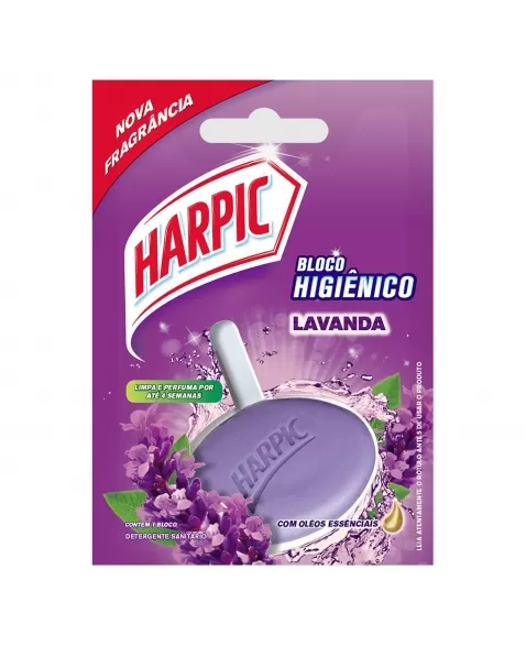 HARPIC BLOCO HIGIENICO LAVANDA 26G