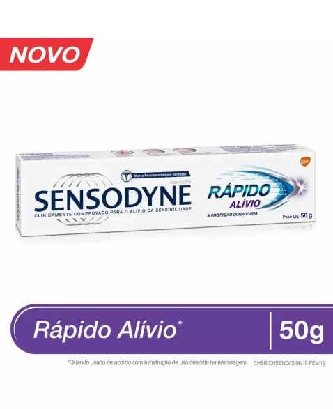 CD SENSODYNE RAPIDO ALIVIO 50G