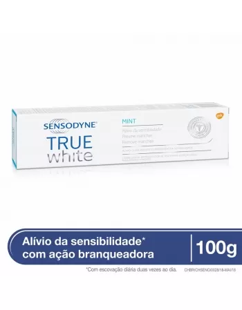 CD SENSODYNE TRUE WHITE MINT 100G