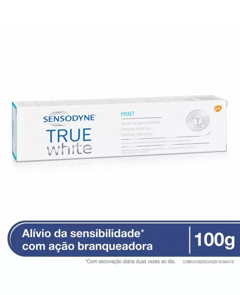 CD SENSODYNE TRUE WHITE MINT 100G