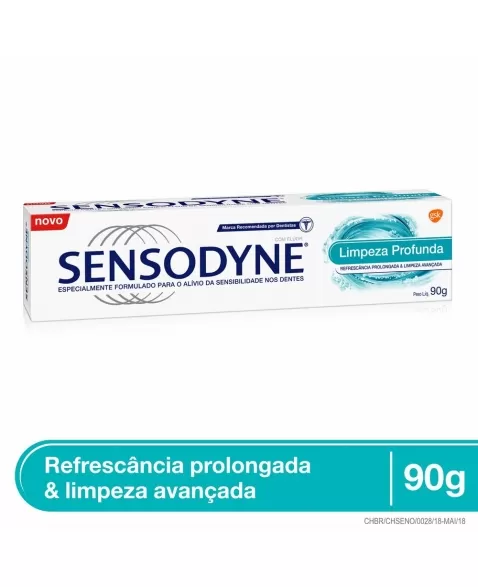 CD SENSODYNE LIMPEZA PROFUNDA 90G