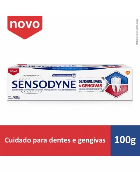 CD SENSODYNE SENSIBILIDADE & GENGIVAS 100G