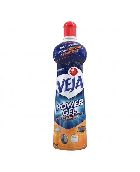 VEJA POWER GEL DESENGORDURANTE LARANJA 500ML