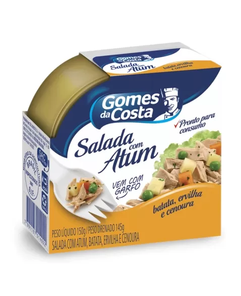 SALADA COM ATUM BATATA E ERVILH GDC 150G