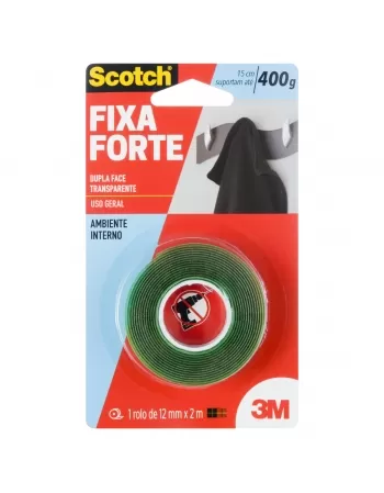 3M SCOTCH FITA DP FIXA FORTE 12MMX2M