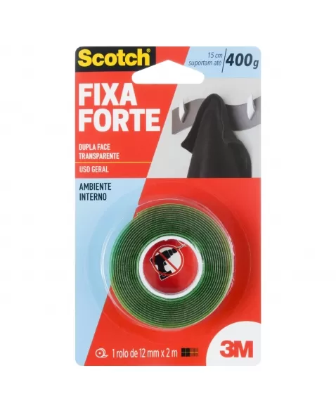 3M SCOTCH FITA DP FIXA FORTE 12MMX2M