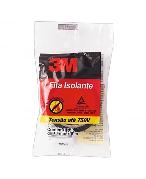 3M SCOTCH FITA ISOLANTE 18MMX5M