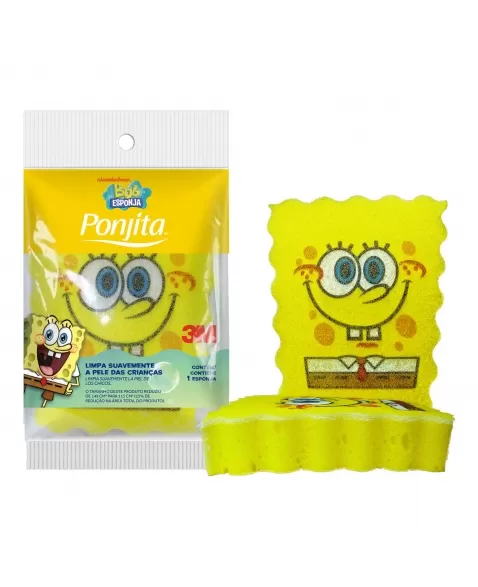 PONJITA BANHO INFANTIL BOB ESPONJA