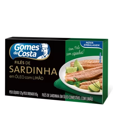 FILES DE SARDINHA COM LIMAO GDC 125G