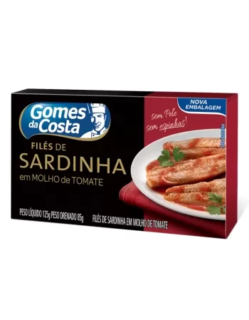 FILES DE SARDINHA MOLHO TOMATE GDC 125G