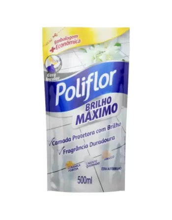 POLIFLOR MAX BRILHO INCOLOR SACHET 500ML